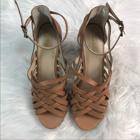 🦩SOLD🦩Seychelles Strappy Ankle Tan Leather - Picture 2 of 12